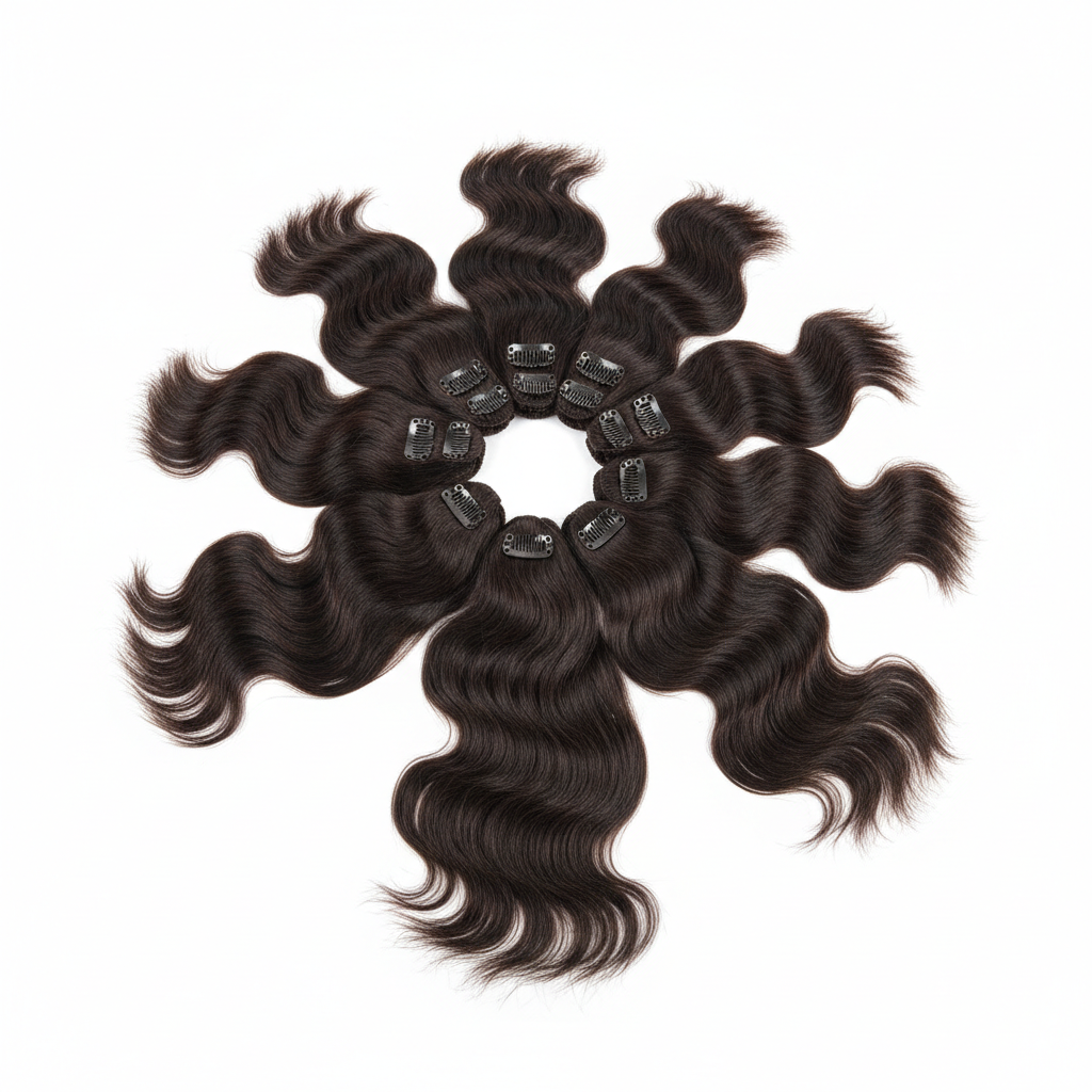 2B clip-in extensions